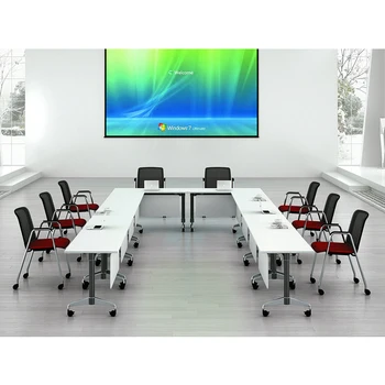 Hot Sale Training Table Foldable Conference Office Modern Folding Training Table And Chair