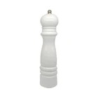 White Pepper Classic Manual White Wooden Salt And Pepper Mills
