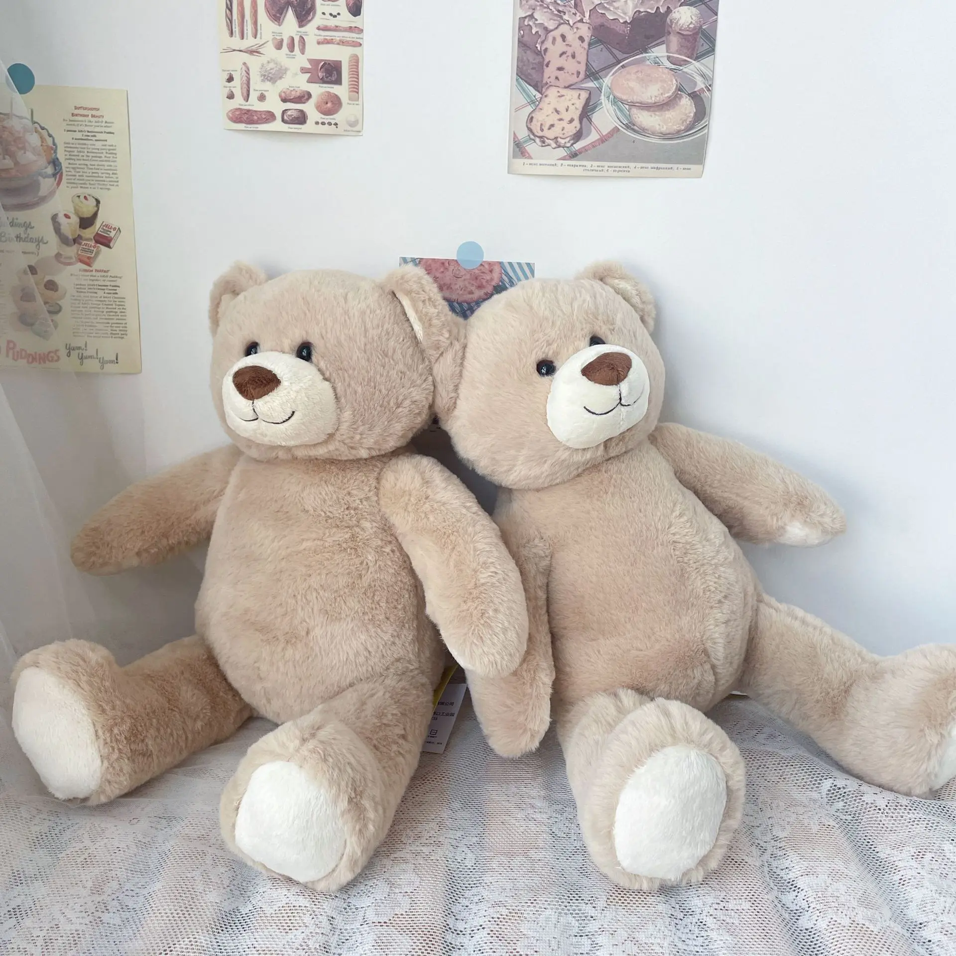 Custom new soft teddy bear plush toy baby gift animal bear stuffed plush bear toy for kids doll