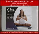 Final Goods Quality Inspection Service Yogo Mat Inspection In Xiamen Fujian Guangzhou Foshan Zhongshan
