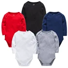 Baby Clothes Factory Wholesale Custom Cheap But Quality Plain Blank Solid Color Baby Infant Onesies