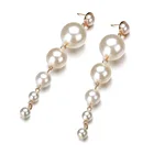 Earrings Earrings Wholesale Low Price High Quality Elegant Long Roundpearl Simple All-match Earrings Women
