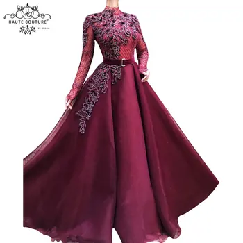 Stylish women Dress with Long Sleeves Evening Women Ladies Formal Dresses Evening Gown Prom Dress