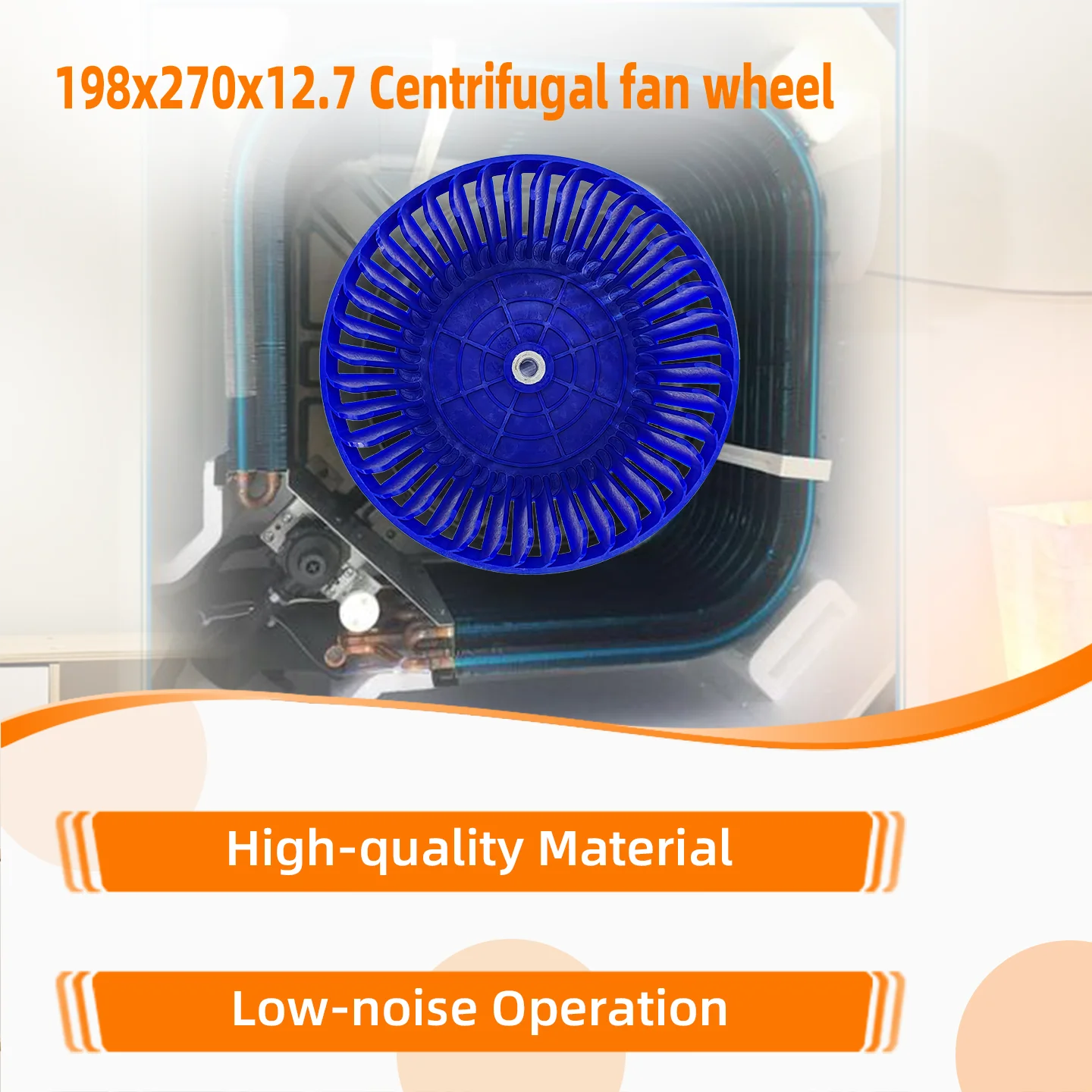 Centrifugal Blower, 12100103000984, 198x270x12.7mm, Plastic - detail 14