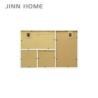 Frame Wooden Frames White White Color Walling Hanging Clip Photo Frame With Wood Back