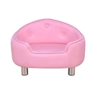 Leather Dog Bed 2021 Hot Confortable Faux Leather Dog Bed Sofa