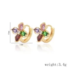 Earrings Designs Fancy 18k 14k Gold Plated Small Gold Earrings Woman Ladies Earrings Designs Party Girls