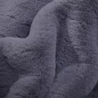 Fur Scarf 1200g/m 100% Polyester Super Soft Plush Faux Fur For Scarf Earmuffs