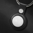 China Manufacturers Custom For Airtag Tracker Accessories Protective Cover PU Leather Case For Apple Airtag