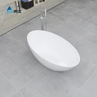 Bath Aojin White Freestanding Solid Surface Bath SLS 1600 For AdultsWhirlpool Ice Freestanding