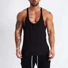 Manufacturer Custom Logo Gym Fitness Men Bodybuilding Stringer Tank Top
