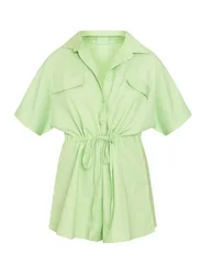 white plus sizes jacket summer pajamas two piece outfit robe blazer dress women linen button down shirt in women clothing