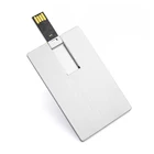 Card Flash Card Usb USB 2.0 Interface Promotional Gift Full Color Logo Printing 4GB Usb Credit Card Metal Flash Drive