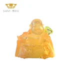 Liuli Buddha Liuli Maitreya Crystal Laughing Buddha Cut Car Ornament Accesory Completeness