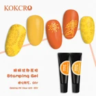 Stamping Gel Factory Supplier Popular Colorful Shimmer Stamping Gel