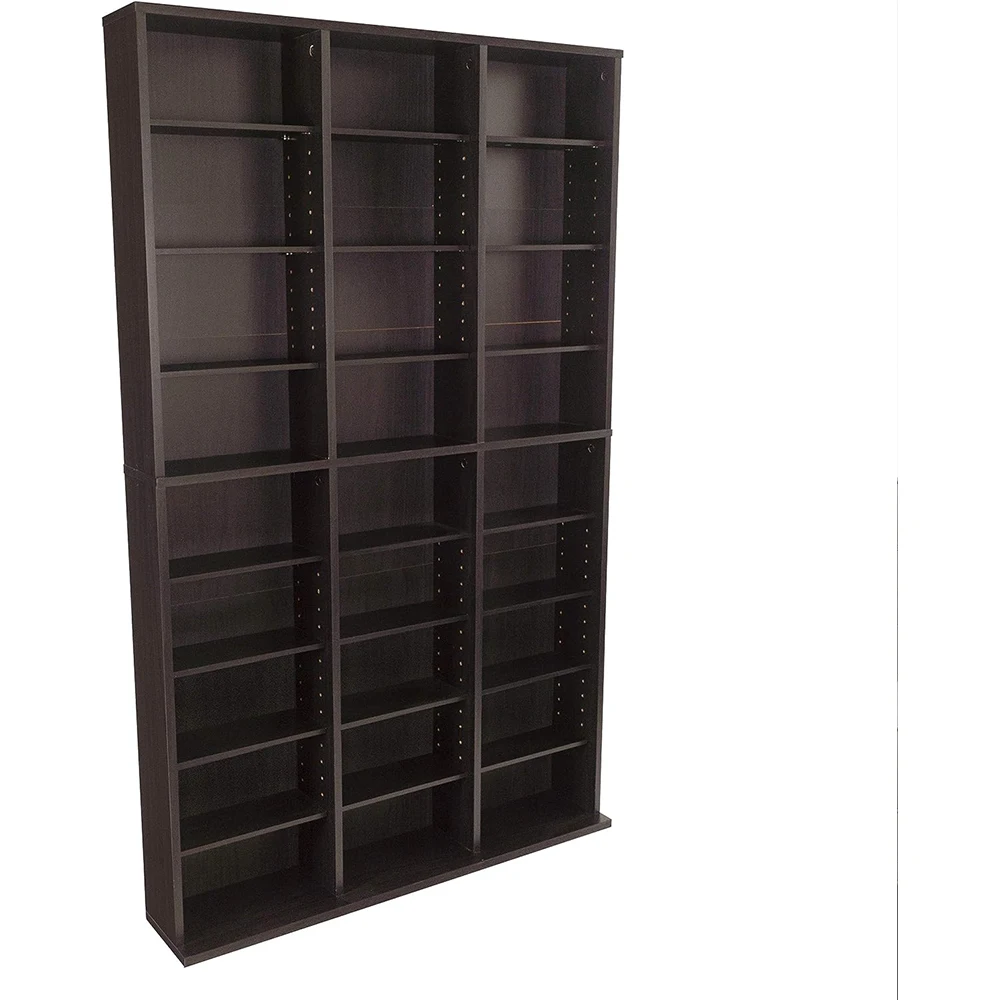 Modern Wood Large Tall Book Shelf Bookcase with Adjustable Shelf factory