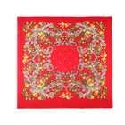 Scarf Design Scarf Factory Tassel Fringe Square Flower Printed Head Pashmina Russia Scarf Hijab Shawl