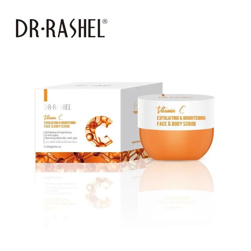 dr rashel Vitamin C Exfoliating & Brightening Face & Body Scrub in stock