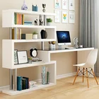Study New Type Modern Combination Desk Study Desk Table Study Desk With Book Shelf