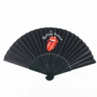 Hand Fan Fan 2021 Cheap Promotional Traditional Hand Paper Folding Fan Bamboo Fan Customized