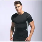 Fit Shirt Men Sports Running Wear Tight Fit Quick Dry Sports T Shirt For Men