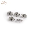Oval Brilliant Oval Cut D Color Cultured Moissanite Diamond
