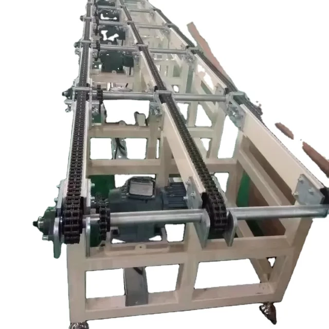 MX automatic car assembly lines roller conveyor and plate chain transfer unit for pallet