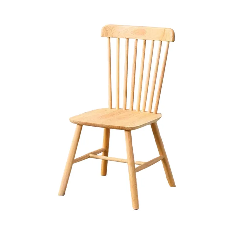 Nordic household  solid wooden simple  cafe hotel salon restaurant party  kitchen Windsor  chair