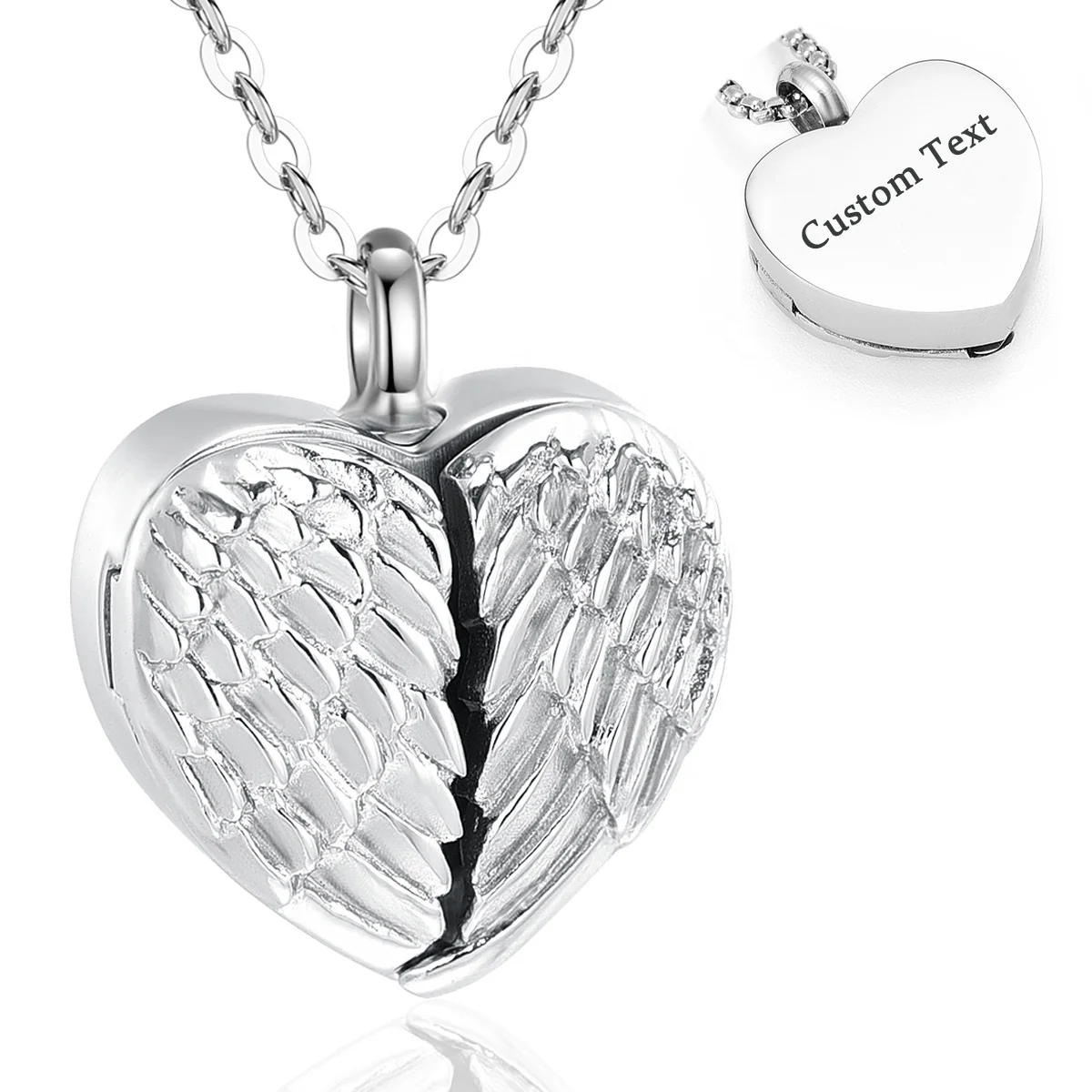 personalised family names heart necklace