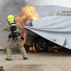 Extreme Large 6m*8m Fiberglass Fire Resistant Insulation Fireproof Fire Blanket For Vehicles Electric EV Car Motorcycle