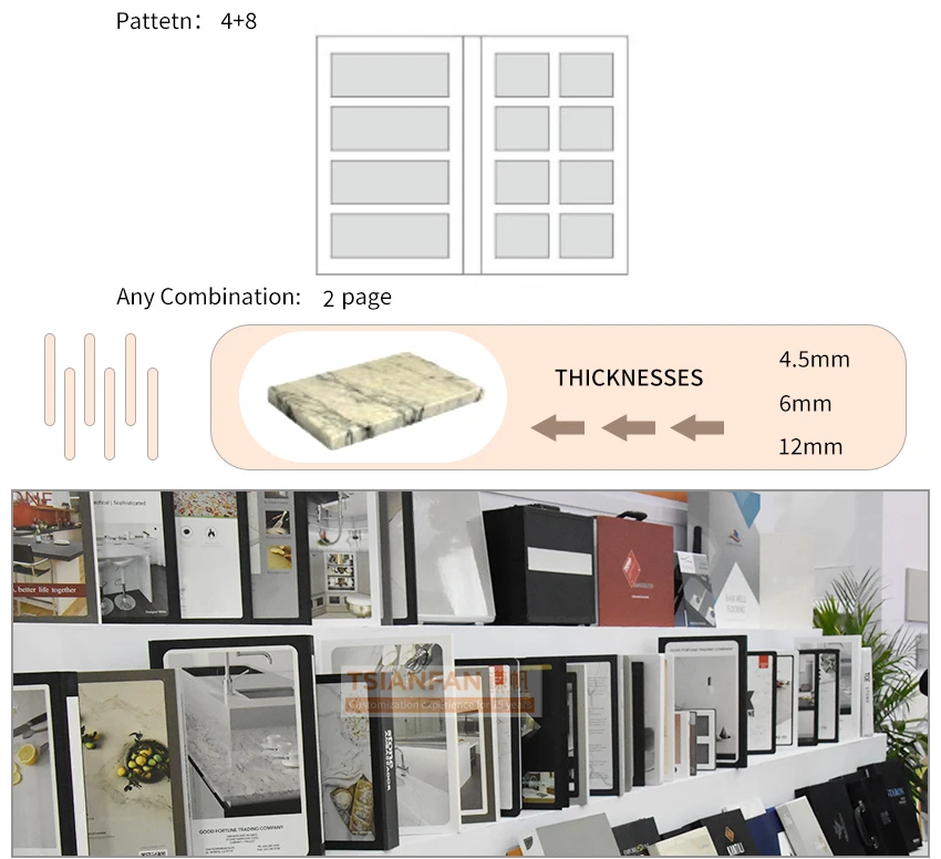 cardboard shelf,plastic plate rack,sample book