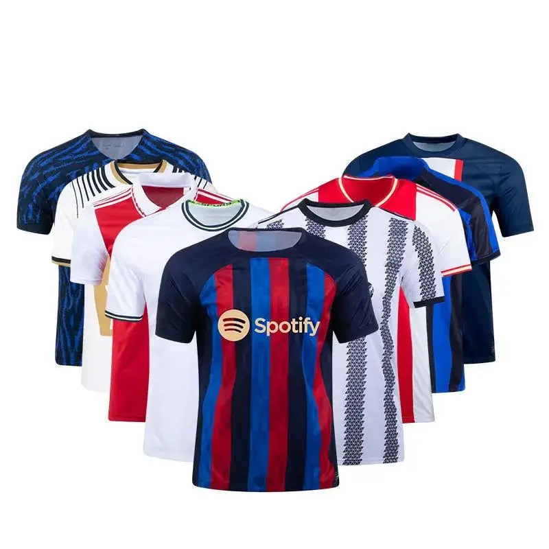 Sublimation Soccer Uniform Set Blank Sport Shirt Custom Blank Jersey Retro Football Jersey Soccer Tracksuit Short Sleeve 10pcs