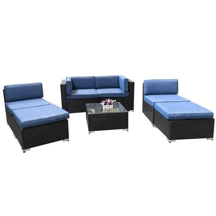 product garden lounge sofa set kd outdoor furniture kd rattan furniture set-3
