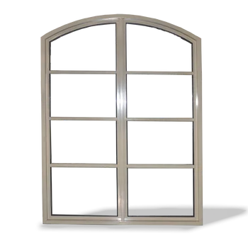 USA/Canada Approved Aluminum Casement Replacement Windows Historical Grill Design with large glass windows