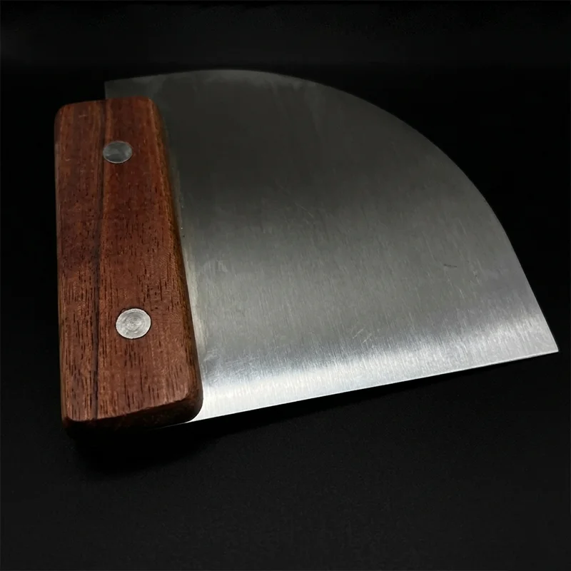 foxygen manufacturer stainless steel shovel wooden handle spatula for stretch ceiling installation accessory-12