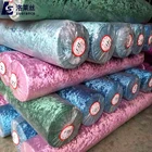 Crushed Velvet Fabric Wholesale Cheap Sofa Fabric Ice Crushed Spun Velvet Upholstery Crushed Fabric For Sofa