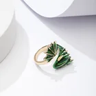 Gold Plated Ring Rings RG0005 Clear Gold Plated Ring Finger Rings