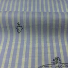 Garment Woven Stock Pure Cotton Yarn Dyed Chambray Fabric For Garment Sleepwear