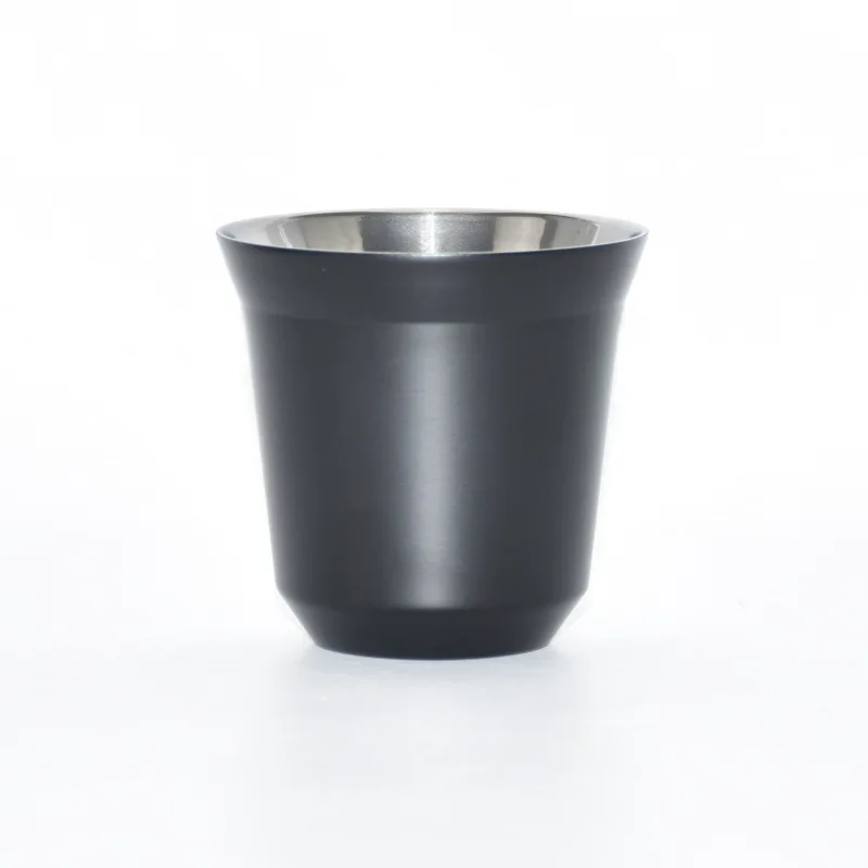 75ml 150ml Double Wall Insulated 304 Stainless Steel Thermal Shot mate Cup Reusable Espresso Coffee Cups