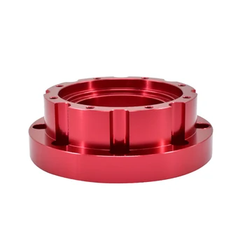 OEM China made Aluminum Parts Fabrication Cnc Milling machined car Parts Services Black Red Anodized Aluminum Parts