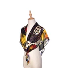 Scarf Custom Low MOQ China Square Fashion Ladies Scarf Custom Printed Scarves Satin Silk Scarf