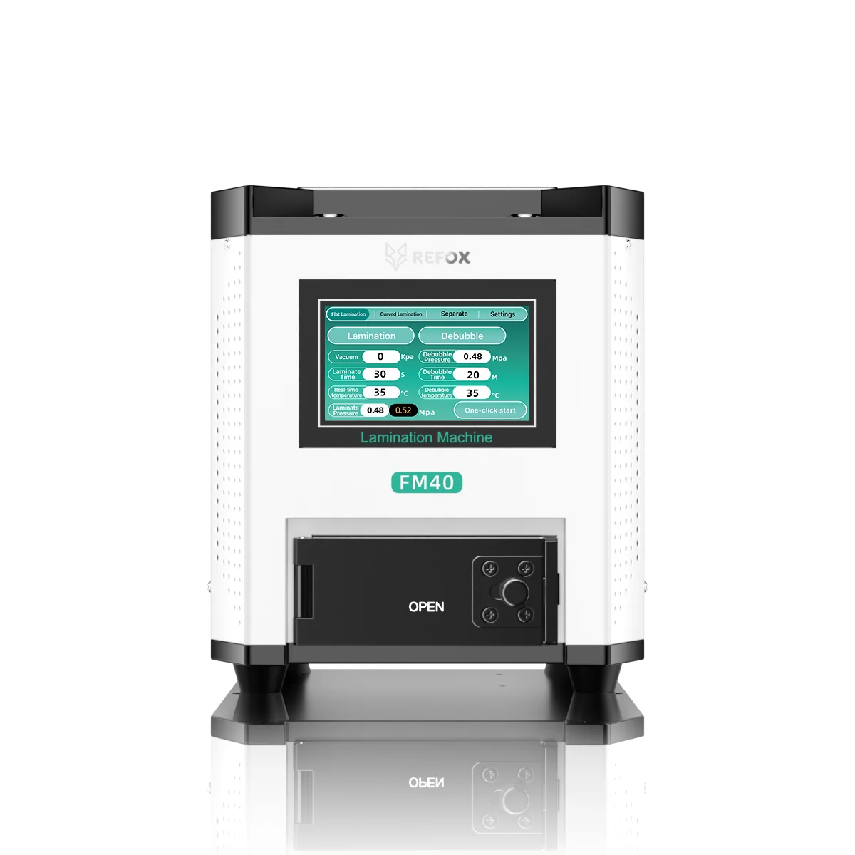 REFOX FM-40 5 in 1 LCD Lamination Machine for iPhone Flat Screen Display Glass Separating Laminating Removing Bubble Repair Tool