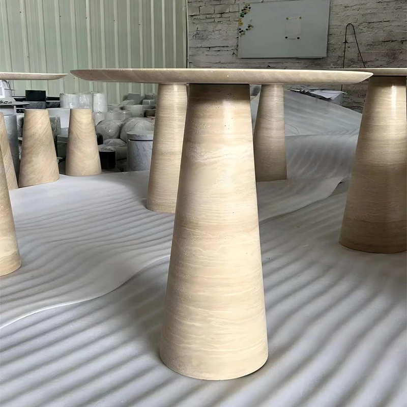 product luxury natural travertine modern handmade portable coffee table for living room home furniture-2