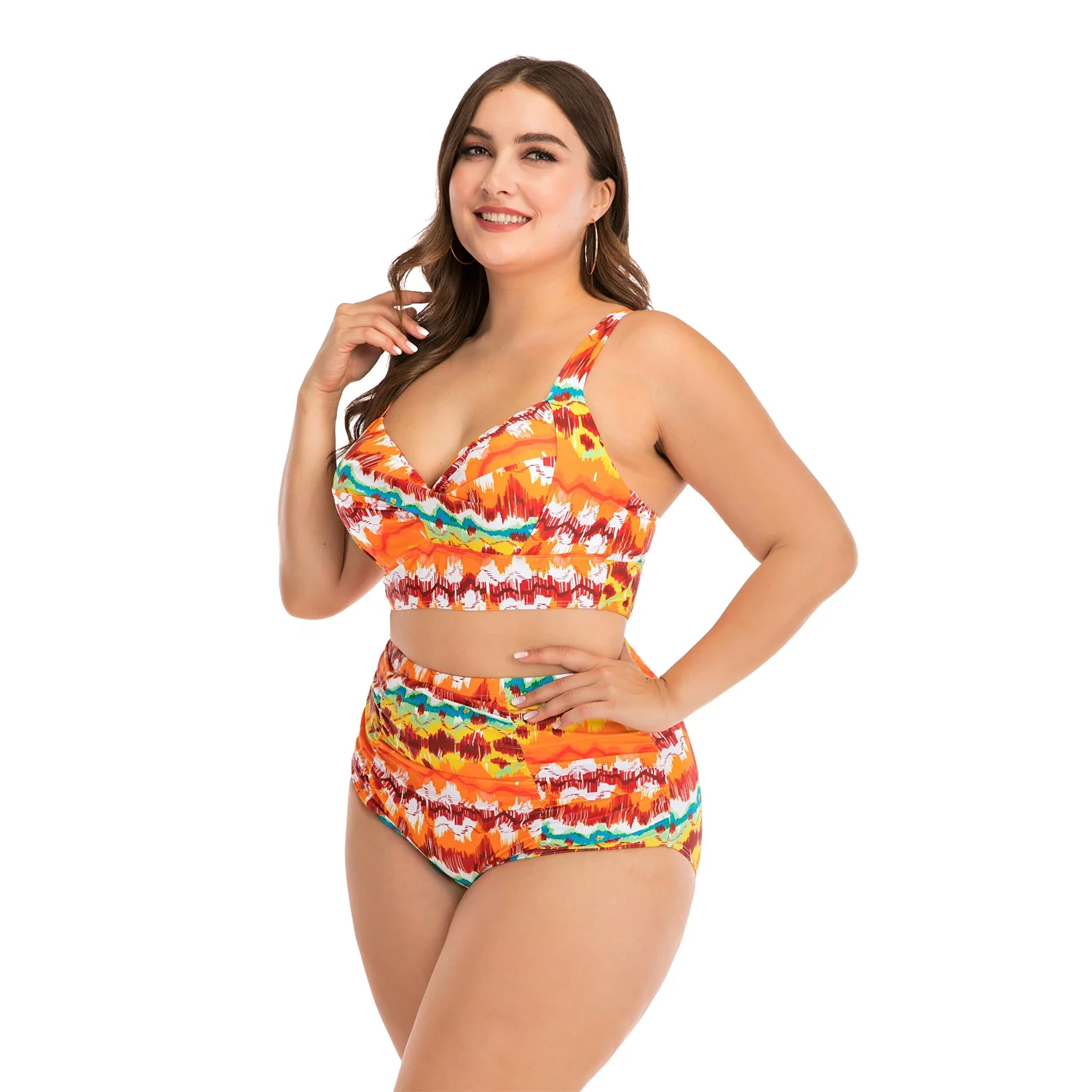 chubby girl high waisted bikini