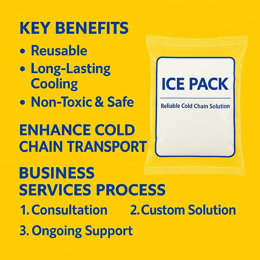 Long-Lasting Reusable Gel Ice Pack for Cold Chain Shipping & Food Temperature Maintenance - detail 9