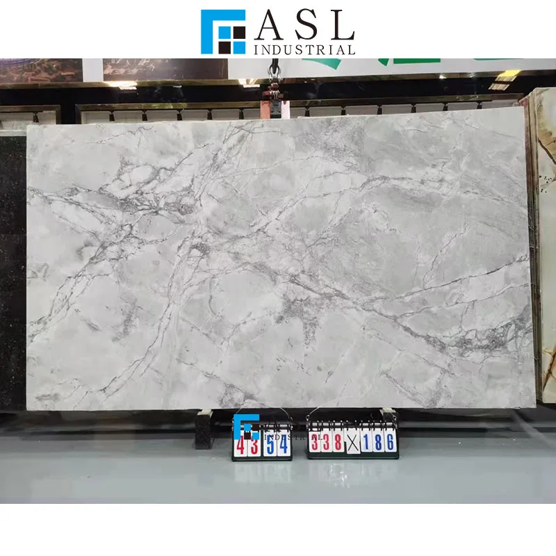 Factory direct breccia gray nebula marble