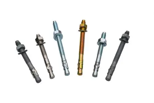 High Quality White Zinc Plated Steel Wedge Anchor Quality Expansion Anchor at Low Price manufacture