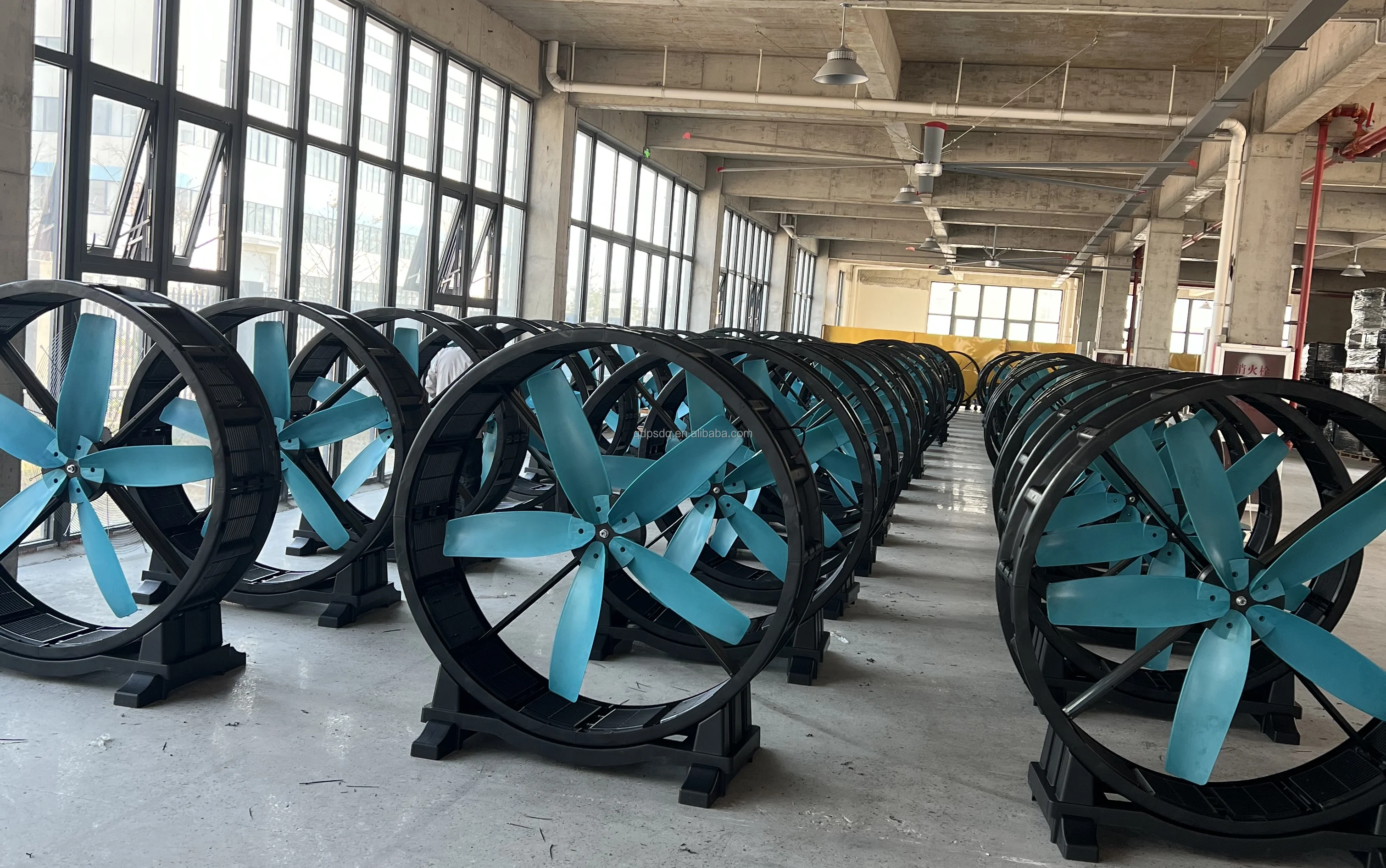 Pedestal Fan, 0.9mHVLS, Plastic - detail 14