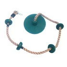 Toys Plastic Wholesales Children Garden Toys Fitness Rope Disks Kids Plastic Rope Climbing Rope Tree Swing Disc