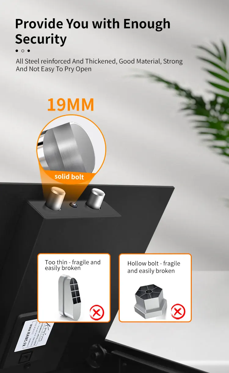 CEQSAFE Economic High Quality Hotel Safe Box with Hydraulic Function Top Opening Hotel Drawer Safe Box Chinese CEQ Safe GK-TOP-Y details